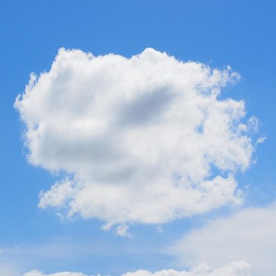 Shout, it's a cloud | cite:pixabay_cumulus A picture of a cumulus mediocris cloud